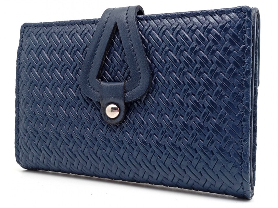 cartera azul marino mujer